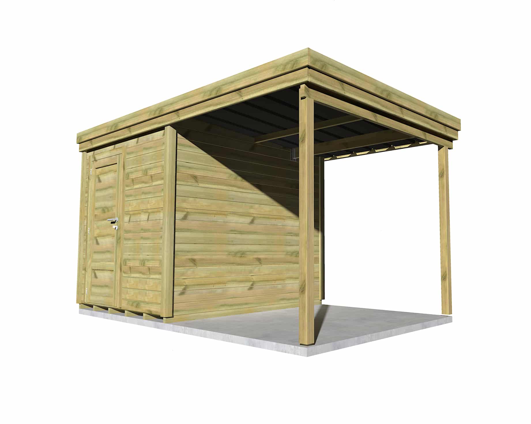 Abri Français Gamme Origine Cabanon jardin 5 m² 2,00x2,50m