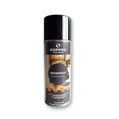 SOPPEC Dégrippant 400ml aérosol 360° métal rouillé