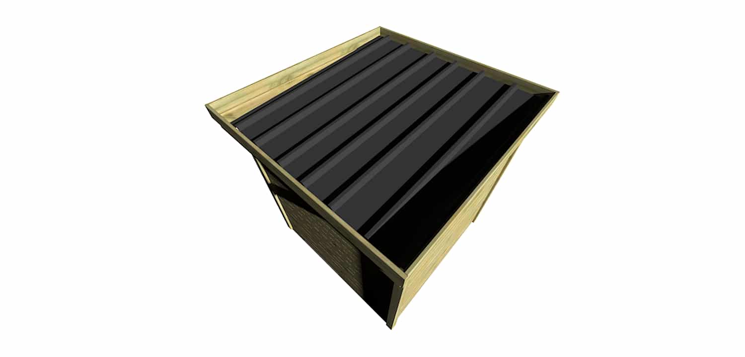 Abri Français Origine 2,26x2,41 m abri piscine 5,4 m² porte simple