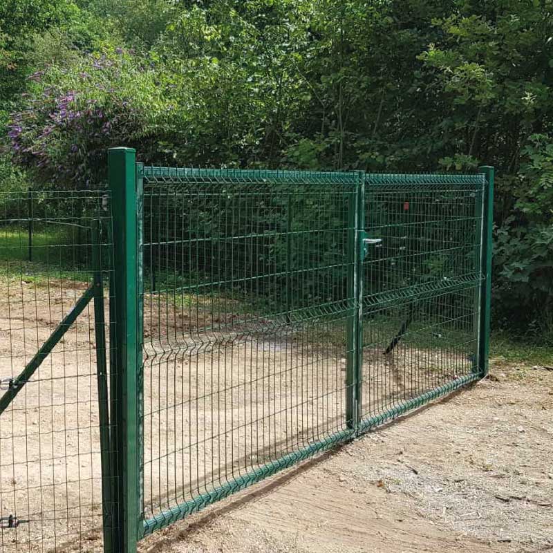 AZ Clôture Pro portail grillagé treillis serrure Locinox