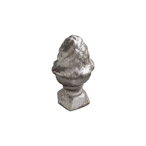 CQFT Pomme de Pin Fer Forgé H85 Base 40 mm